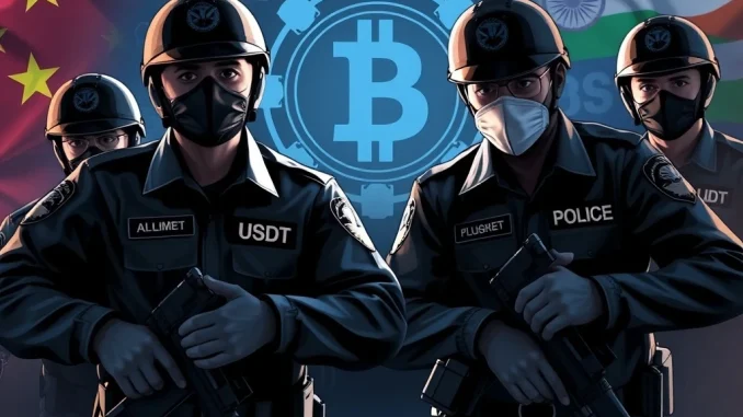Law enforcement cracking down on USDT scams in China and India