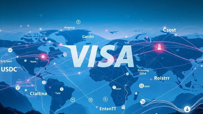 Visa's innovative approach to cross-border payments, leveraging Visa Stablecoins for global financial connectivity.