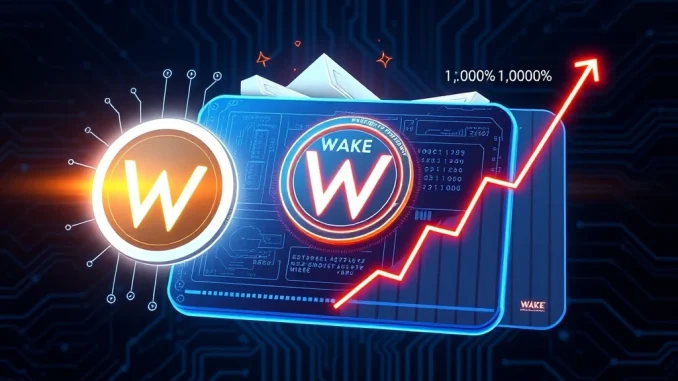 WeWake WAKE token presale success with 1,300% growth potential