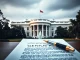 President Trump at a White House podium, preparing to sign crucial crypto legislation, symbolizing the impact of stablecoin regulation.