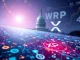 XRP logo overlaying a secure blockchain network, symbolizing its role in future cross-border payments, driven by U.S. Treasury insights.