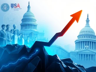 A chart showing an XRP breakout above an 8-year resistance line, symbolizing significant upward movement and future potential based on XRP news and ETF optimism.