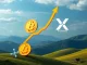 A vibrant crypto market graph showing Bitcoin's surge, alongside XRP, DOGE, and SHIB, highlighting the potential rise of XYZVerse in today's XRP news.