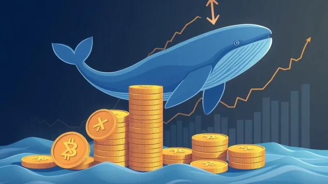 XRP News: Chart showing a significant drop in whale selling, signaling potential for XRP price growth.