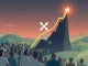 An upward trending crypto chart with XRP logo, symbolizing an explosive XRP price surge driven by investor FOMO.