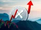 A digital representation of XRP price dropping significantly, illustrating the bearish crossover and market pressure.