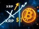 XRP price chart mimicking Bitcoin breakout with $10 target projection