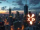 A visual representation of the monumental XRP price potential, fueled by its deep integration into institutional adoption and future financial systems.