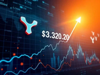 A vibrant digital chart illustrating the significant XRP price surge, reflecting strong bullish momentum and market optimism.