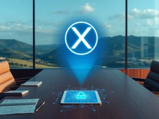 A corporate executive shaking hands with a digital asset expert, symbolizing Nature's Miracle's significant SEC-Compliant XRP Treasury allocation.