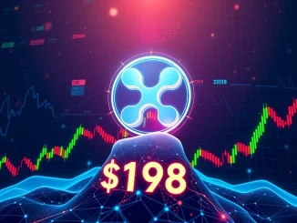 An urgent call to action for XRP investment, illustrating potential for massive gains and a $198 XRP price prediction.