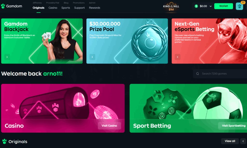 Gamdom Launches Next-Level Sportsbook Experience