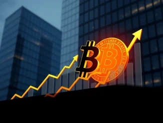 A powerful visual representing the immense success of the Bitcoin treasury strategy, showing financial growth and innovation.