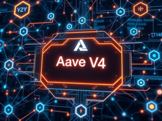 Aave V4 announcement by Stani Kulechov, signaling a significant upgrade for decentralized finance.