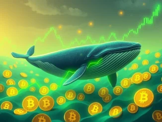 Visualizing AguilaTrades' impressive Bitcoin long position, highlighting the significant unrealized gains and strategic market play in crypto.