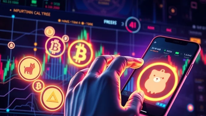 AI Alpha Pilot analyzing real-time meme-coin trading data for high-potential opportunities.