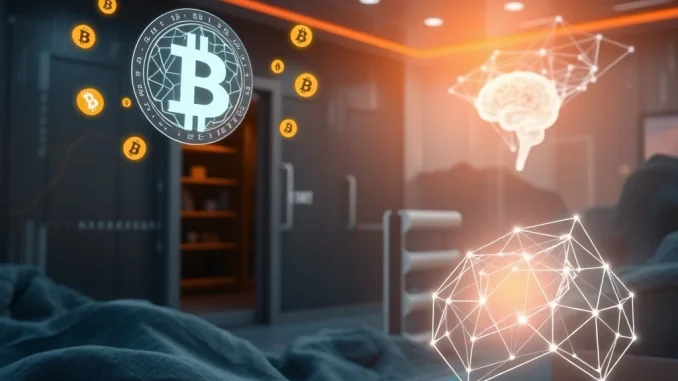 Visualizing Jeffs Brands' pioneering AI crypto treasury, managed by Quantum Crypto, securing a $75M Bitcoin treasury investment.