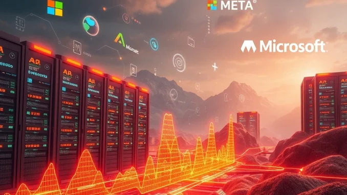 AI-driven tech growth with Microsoft and Meta leading amid market volatility