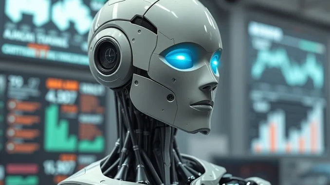 AI surpassing human capabilities in a high-tech environment