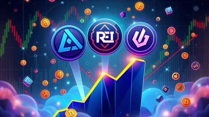 Visualizing the explosive Alliance Games altcoin surge driven by crypto exchange listings and strategic airdrops.