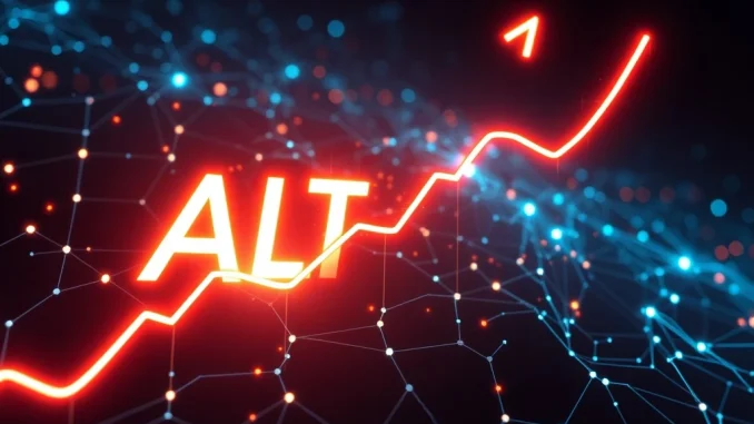 ALT cryptocurrency price surge with blockchain network upgrades