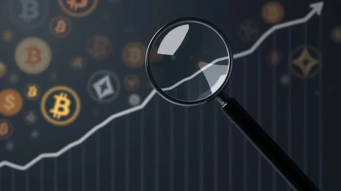 Graph illustrating a sharp decline in alt season search interest, reflecting a shift in the altcoin market.