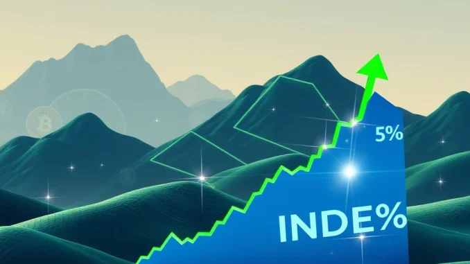 Charts showing an altcoin breakout and crypto market rally, with an upward arrow indicating growth in the TOTAL2 Index.