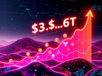 A vibrant visual representing the altcoin market's potential for a 250x crypto expansion, with Solana and other digital assets surging towards a $3.6 trillion valuation.