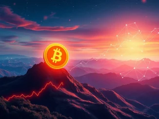 Digital charts showing an altcoin rally with symbols for BlockDAG, Sui, Stellar, and Polygon, indicating significant market growth.