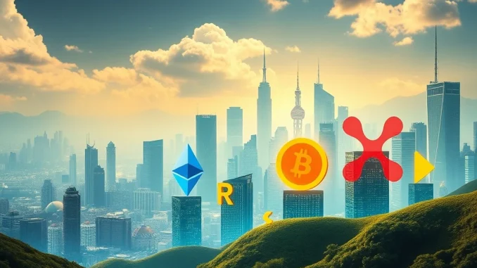 Charts showing cryptocurrency market trends with Bitcoin dominance and altcoin performance, symbolizing the altcoin season debate.