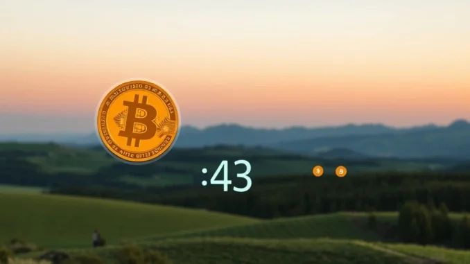 A digital meter showing the Altcoin Season Index at 43, indicating current Bitcoin Season dominance in cryptocurrency investing.