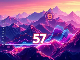 A chart illustrating a significant rise in altcoin prices relative to Bitcoin, indicating the Altcoin Season Index increase.