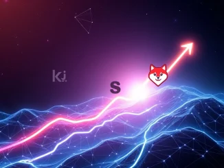 Chart showing rising altcoin trends with logos of Kaspa, Sui, and Shiba Inu, symbolizing crypto momentum.