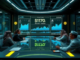 Anthropic funding discussion in a high-tech boardroom with valuation charts