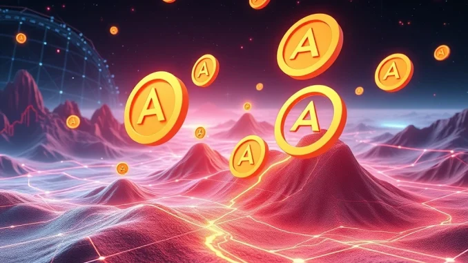 AR Token Skyrockets 560.22%: Strategic Expansion Fuels Unprecedented Growth AR token surge in a futuristic augmented reality landscape