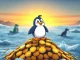 Arctic Pablo Coin penguin mascot symbolizes explosive presale growth, challenging Pepe and Bonk in the meme coin market.