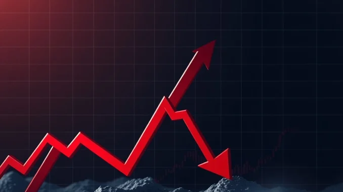 ARKM Plummets -512.33% in 24 Hours: Shocking Volatility Rocks Crypto Market ARKM token experiences extreme volatility with a sharp price drop on a cryptocurrency chart