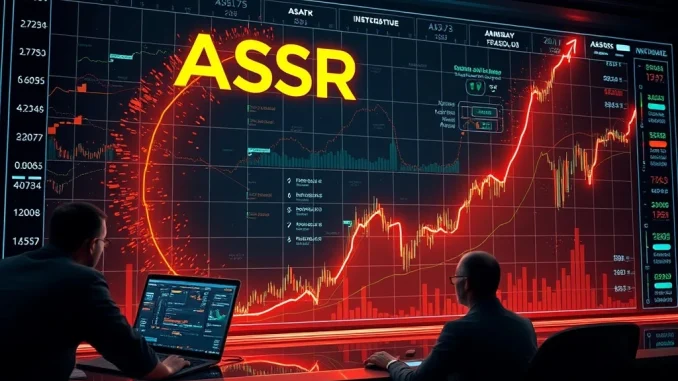 ASR Skyrockets 395%: How Institutional Adoption is Fueling This Crypto's Meteoric Rise ASR cryptocurrency price surge graph with institutional adoption indicators