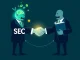 Illustrates the strategic dialogue between SEC and Kraken, symbolizing the regulatory pathway for **asset tokenization** in the digital finance landscape.