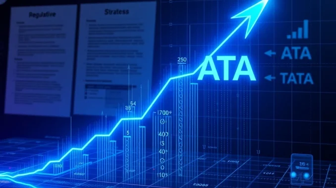 ATA cryptocurrency price surge amid strategic and regulatory changes