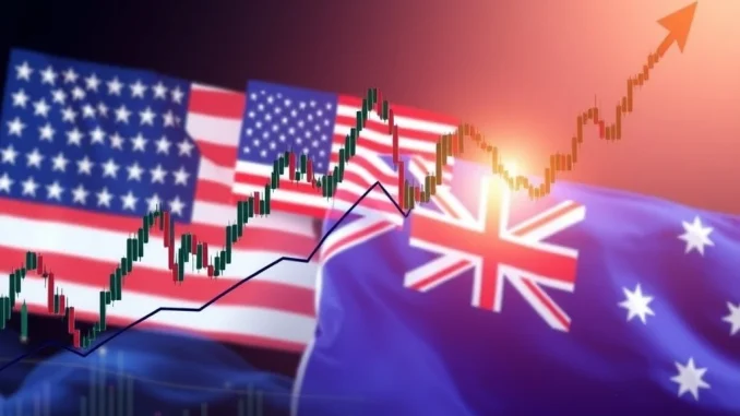 AUD/USD forecast chart showing bullish trend after weak US jobs report