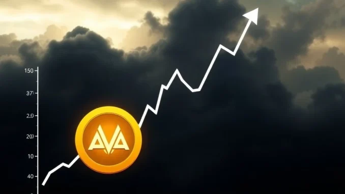AVA token price crash amid regulatory scrutiny and market downturn