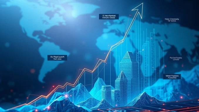 Graph showing the explosive AWE token price surge driven by new crypto exchange listings and enhanced token utility.