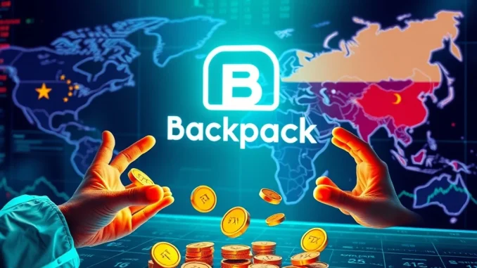 Backpack FTX exchange interface demonstrating the recovery process for global creditors in China and Russia, offering a new path to funds.