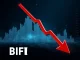 BIFI crash shown on a dramatic downward-trending cryptocurrency chart