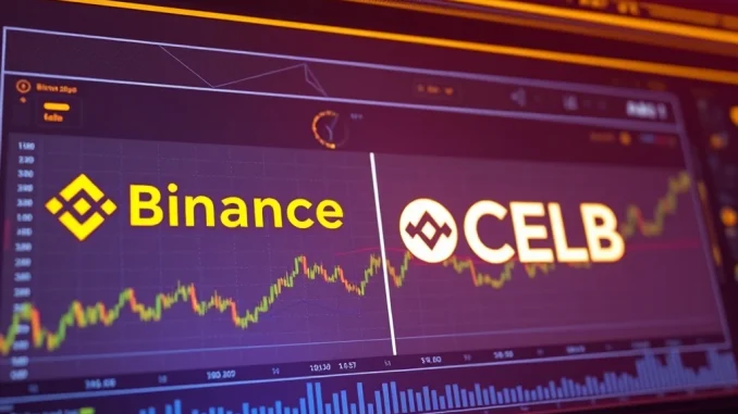 Binance Alpha platform displaying the CELB token listing, symbolizing a new opportunity for early-stage crypto investments.