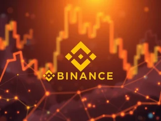 Binance Alpha logo prominently displayed with abstract PTB Coin symbols, signifying a new early stage crypto listing.