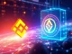 Binance Alpha platform integrating SatLayer SLAY, symbolizing new early-stage crypto projects joining the Binance ecosystem for enhanced Binance Wallet trading.