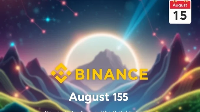 Binance Alpha Unveils Crucial TCOM Global Listing on August 15 A visual representation of the upcoming TCOM Global listing on Binance Alpha, symbolizing a significant digital asset event for the crypto exchange.