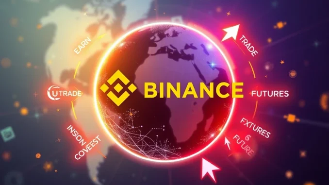 Binance logo alongside Chainbase C token symbol, illustrating the significant expansion of Chainbase services on the Binance platform.